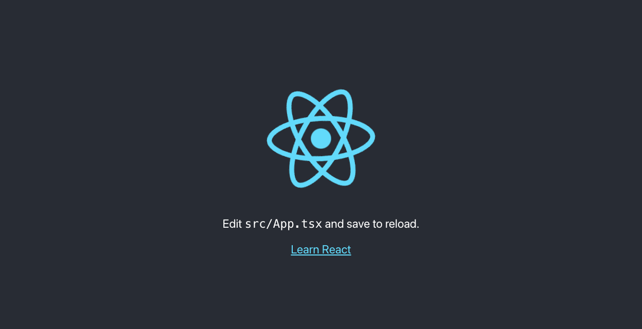 React web app