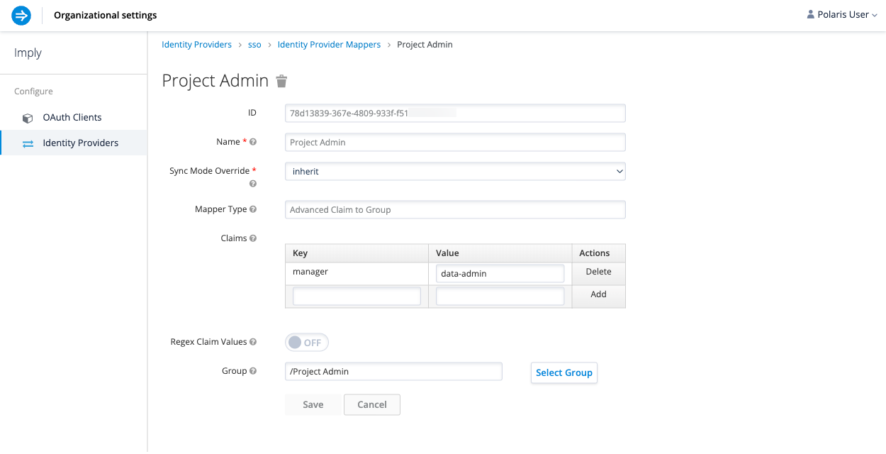 OIDC group mapper