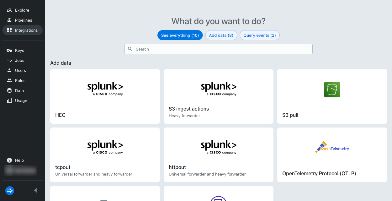 Integration page