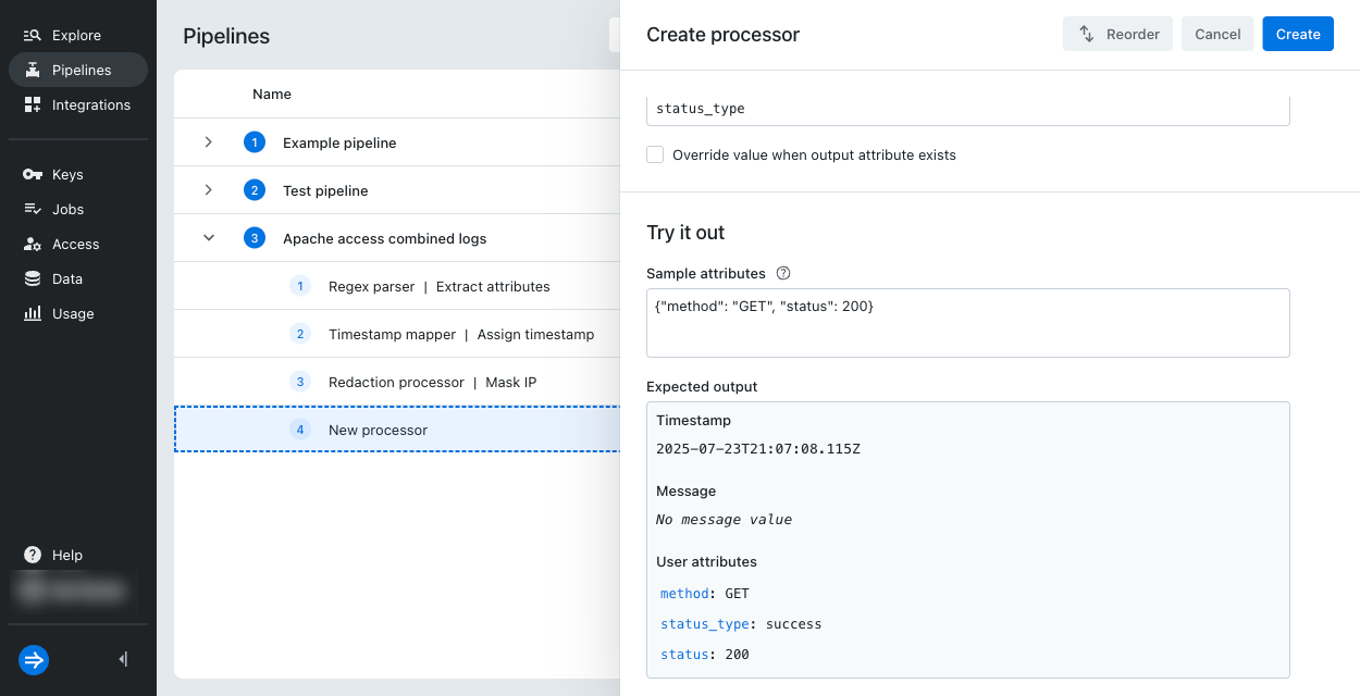 Try conditional mapper