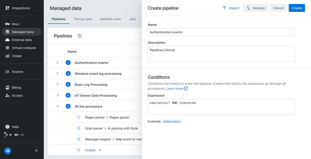 Create a pipeline
